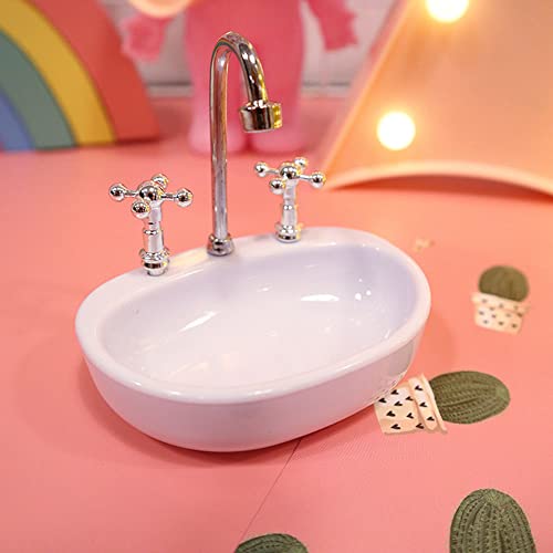 Vanki White Plastic Sink Design Paper Clip Dispenser Holder