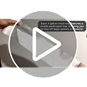 4 Gallon Clear Trash Bags - 200 Count Lightweight Wastebasket Liners