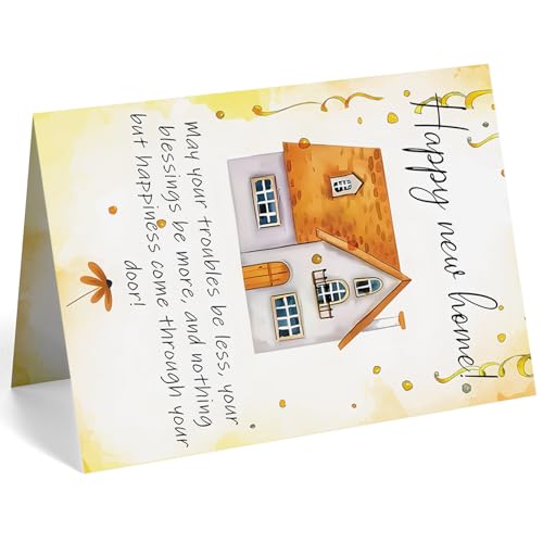New Home Card - Double-Sided Housewarming Gift for Couples