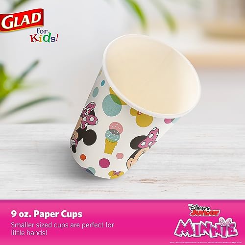 Glad for Kids Disney Mickey & Friends 9oz Disposable Paper Cups - 24 Count