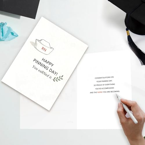 RN Graduation Card Gift for Nurse Pinning Day | You eaRNed it