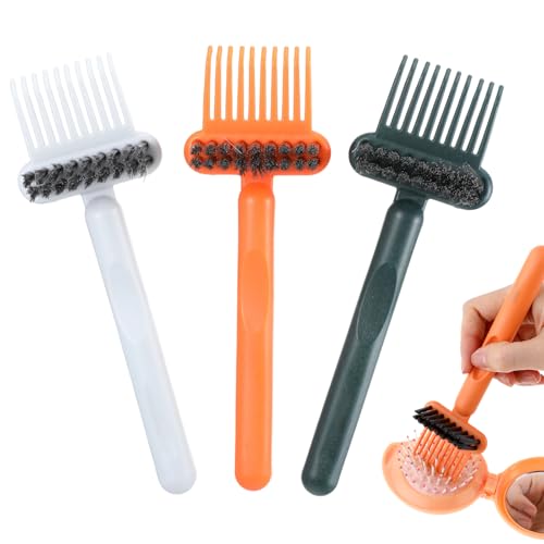 Gjinxi 2-in-1 Hair Brush Cleaning Tool 3-Pack Comb Cleaner