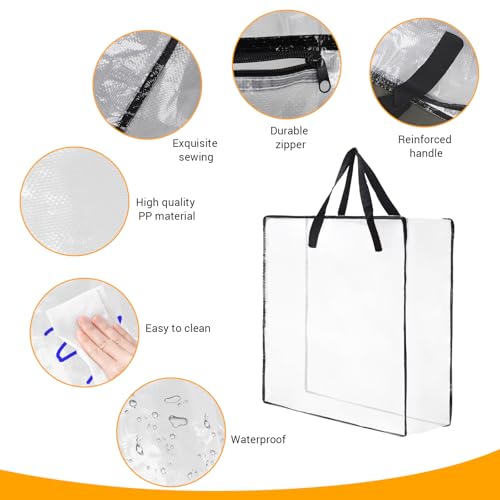EverPetal 2-Pack 26-Inch Wreath Storage Bags - 95L Capacity