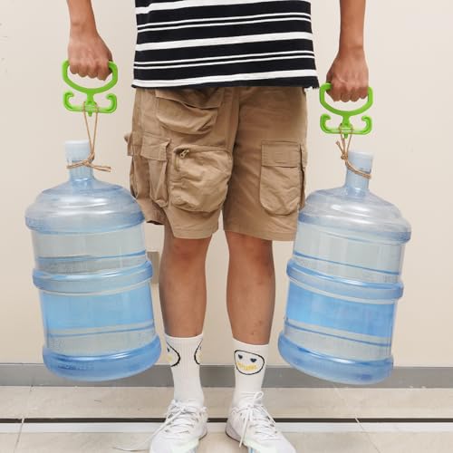 Heavy Duty Grocery Bag Carrier - 2-Pack with Comfortable Grip