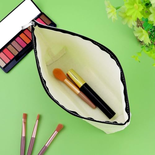 Gevody Esthetician Makeup Bag - Inspirational Cotton Travel Cosmetic Pouch