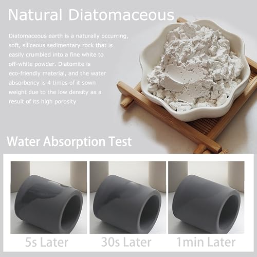 Diatomite Toothbrush Holder - Quick Dry & Space Saving Design