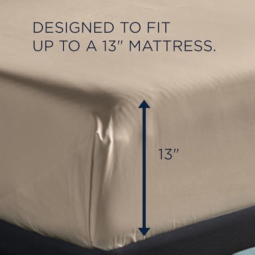 TEMPUR Classic Cotton Sheet Set Sandstone - Full