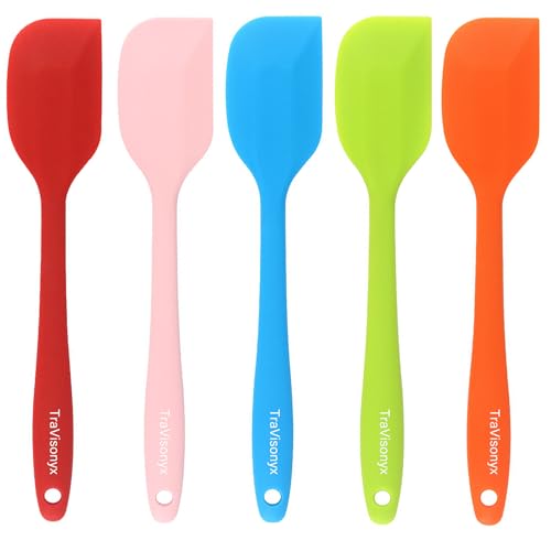 5-Piece Silicone Spatula Set - Heat Resistant, BPA-Free, Non-Stick