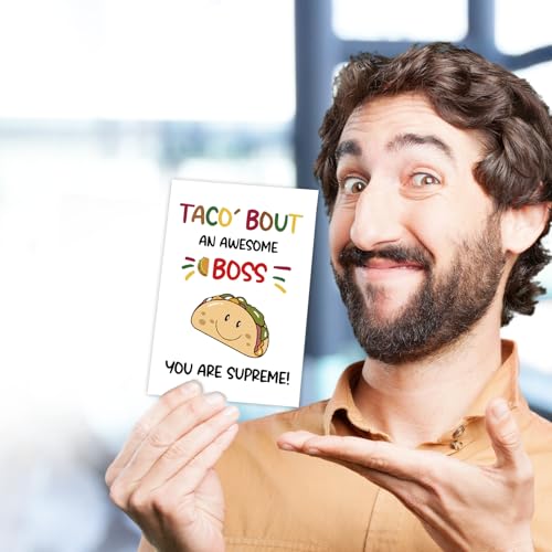 Funny Boss's Day Card – Quality Birthday & Retirement Card for Boss