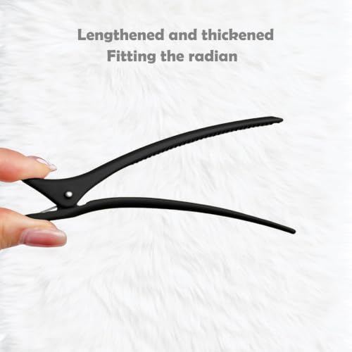 MOLOPPO 6 Pack Alligator Hair Clips for Styling & Salon Use