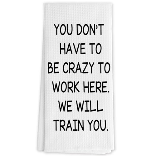Funny Kitchen Towels Sarcastic Gifts for Coworkers Wenzi 1 - 16x24 Inch