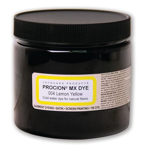 Jacquard Procion MX Fiber Reactive Dye, Lemon Yellow - 8oz Powder