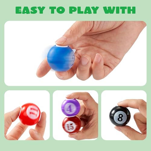 JOYIN 36-Pack 8-Ball Pool Fidget Spinners for Kids Party Favors, 1.3 Inch, Safe & Durable