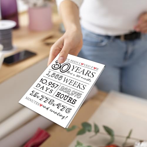 Funny 30th Birthday Card for Him & Her - Premium Quality