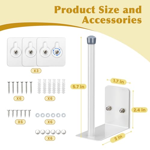Stainless Steel Hat Hooks - 2 Pack Wall-Mounted Hat Organizer