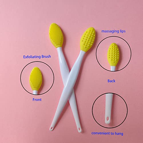 Silicone Lip Scrubber Exfoliating Brush 10 Pack for Smoother Lips
