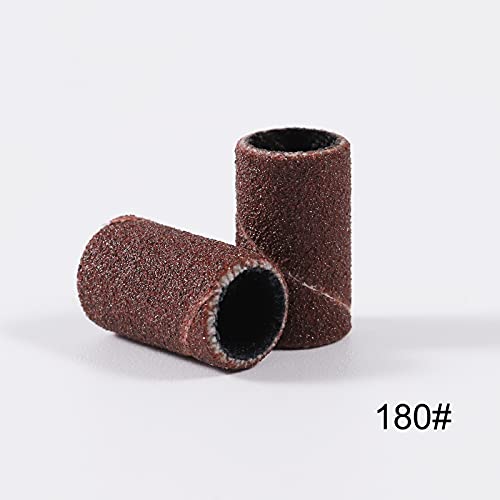 Yimart 210pcs Nail Sanding Bands Set with Assorted Grits for Electric Drill