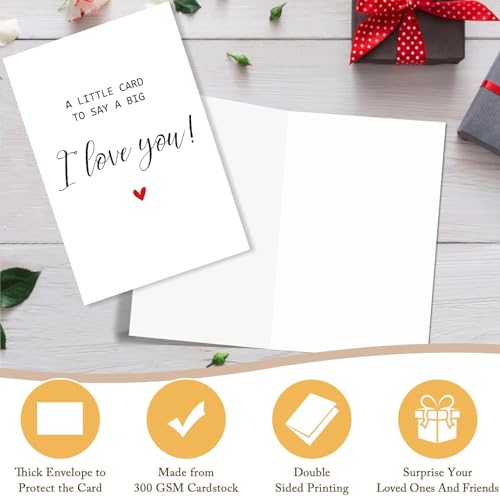 Romantic Anniversary Card - Cute 'I Love You' Greeting Card