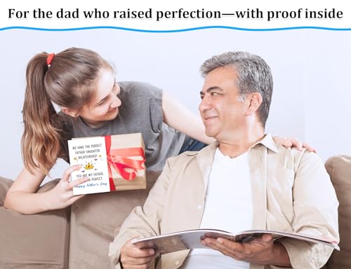 Hilarious Father's Day Card from Daughter - 4x6 Premium Card