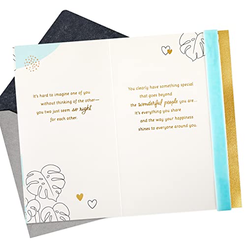 Hallmark Wedding Card for Couple with Gemstone Heart