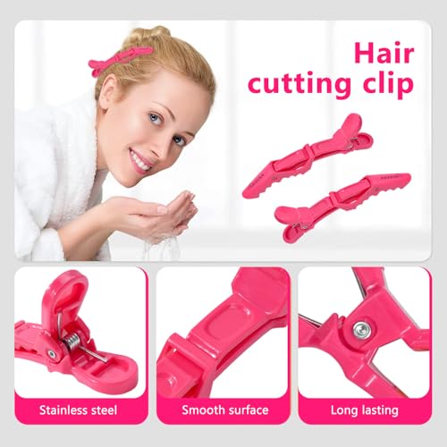 SWANNA Professional Alligator Hair Clips for Styling - 7 Pack No Slip