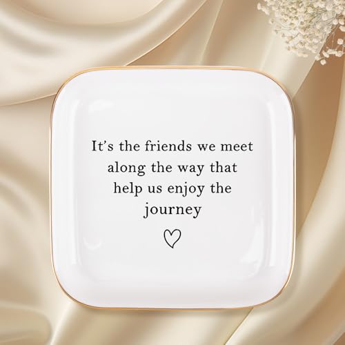 Best Friend Jewelry Tray - Friendship Gifts for Women (Friend Gifts - B)