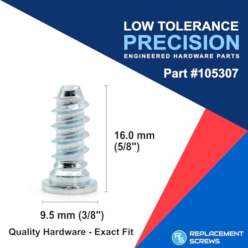 16mm Replacement Screws for IKEA Bed Frames & Desks, Part 105307