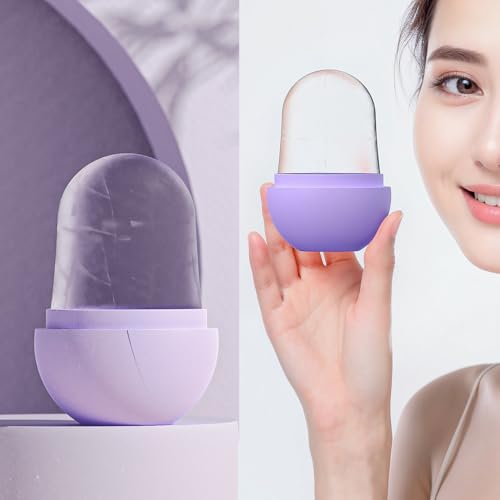 Silicone Facial Ice Roller for Face, Puffy Eyes, and Wrinkles