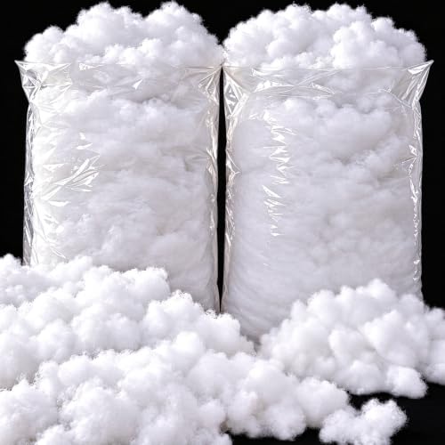 Fake Snow Decorations for Christmas - 30oz Fiber Snow Cotton Covering 90 Sqft