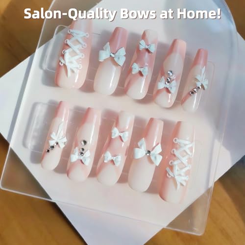 3D Bow Silicone Nail Mold for Resin Epoxy and Acrylic Nail Art Crafts