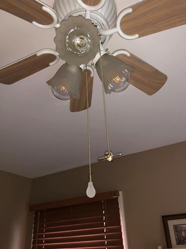 Bronze Ceiling Fan Pull Chain Set - 12 Inch Decorative Extenders
