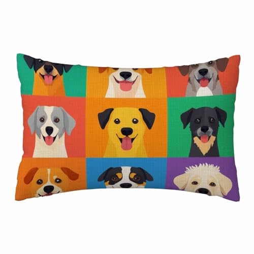 20" x 26" Funny Dog Pillow Case - Soft & Breathable Pillow Cover
