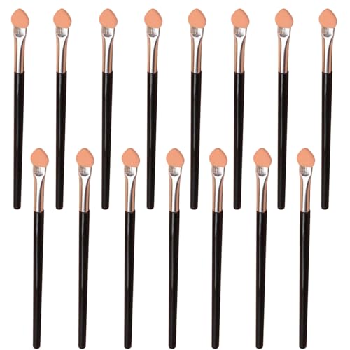 TIKMNO Double Sided Eyeshadow Applicator Brushes Set - 15 Pcs