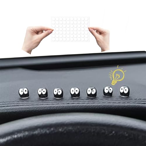 36 Pcs Cute Soot Sprites Mini Ghost Figurines for Halloween Decor