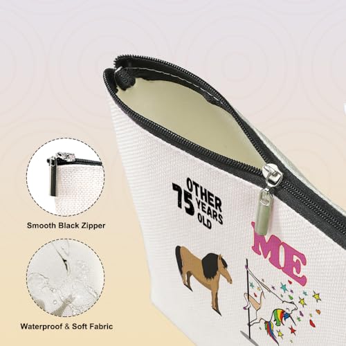 VICBOU Cotton Linen Cosmetic Bag Waterproof Travel Toiletry Organizer