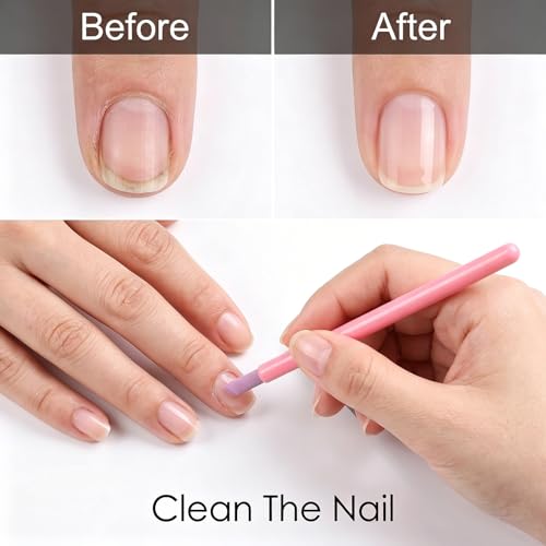 Zelphvt 12 Pcs Pumice Stone Cuticle Remover Pen and Nail Pusher Set