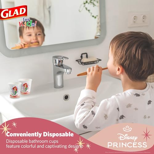 Disney Princess Disposable Mini Bath Cups - 3 Oz, 20 Count