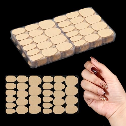 Press on Nail Adhesive Tabs - 630 Pcs Waterproof Nail Sticky Tabs