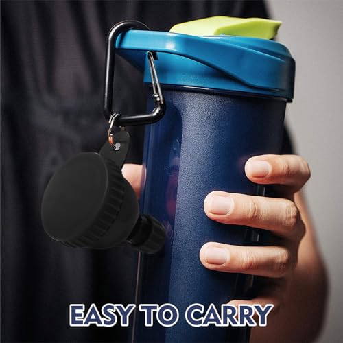 TEESSUE 2-Piece Portable Protein Powder Funnel Container Set (50ml + 100ml)