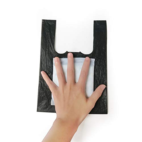 200-Count Sanitary Napkin Disposal Bags - Opaque Black Waste Bags for Travel