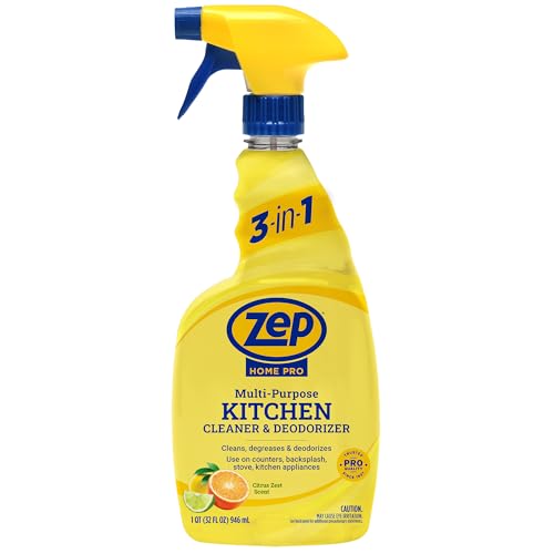 Zep Home Pro Multi-Purpose Kitchen Cleaner & Deodorizer 32 Fl Oz Pack of 12
