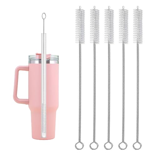 8-Inch Straw Cleaner Brush Set for Stanley Mugs - 5 Pack
