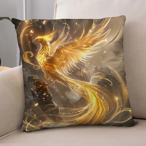 Velvet Throw Pillow Cover 18x18in - Colorful Bohemian Design