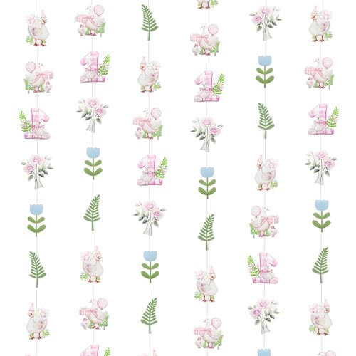 Silly Goose Birthday Decorations Set - 7 Paper Garland Banners