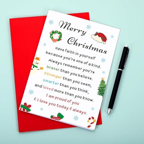 STVK Christmas Card for Secret Santa Gift Exchange - Fun & Creative