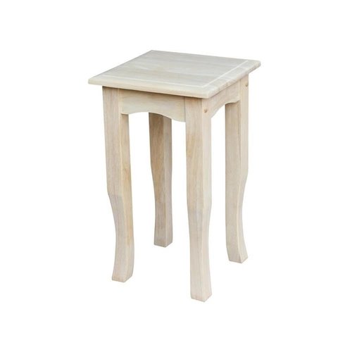 International Concepts 21" High Unfinished Tea Table