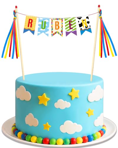 DIY Personalized Toy-Inspired Birthday Cake Topper for Kids - Custom Banner & Decorations