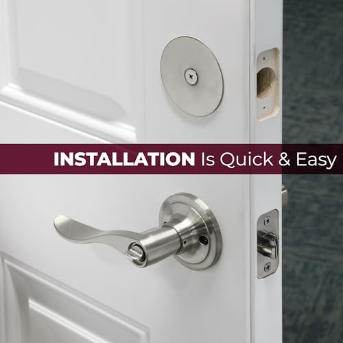 Prime-Line Satin Nickel Door Hole Cover Plate - 2-5/8 in.