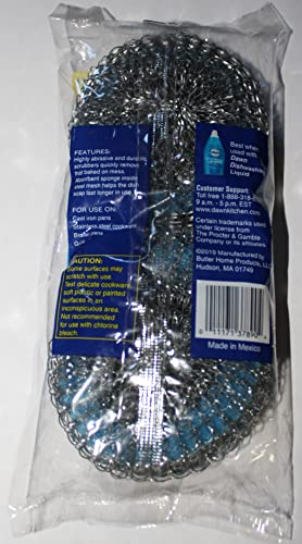 Dawn Steel Mesh Scrubbers for Heavy Duty Kitchen Cleaning
