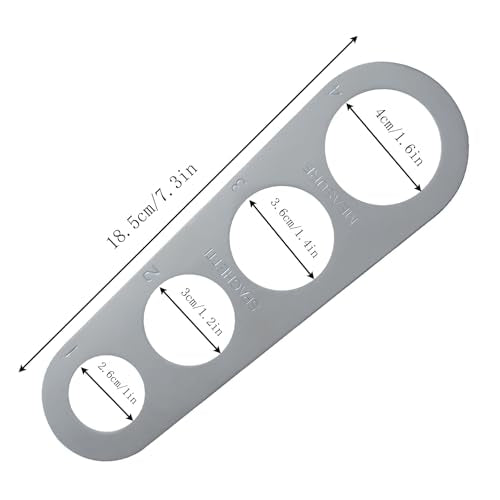Stainless Steel Pasta Measurer with 4 Portion Sizes - YAMHOHO
